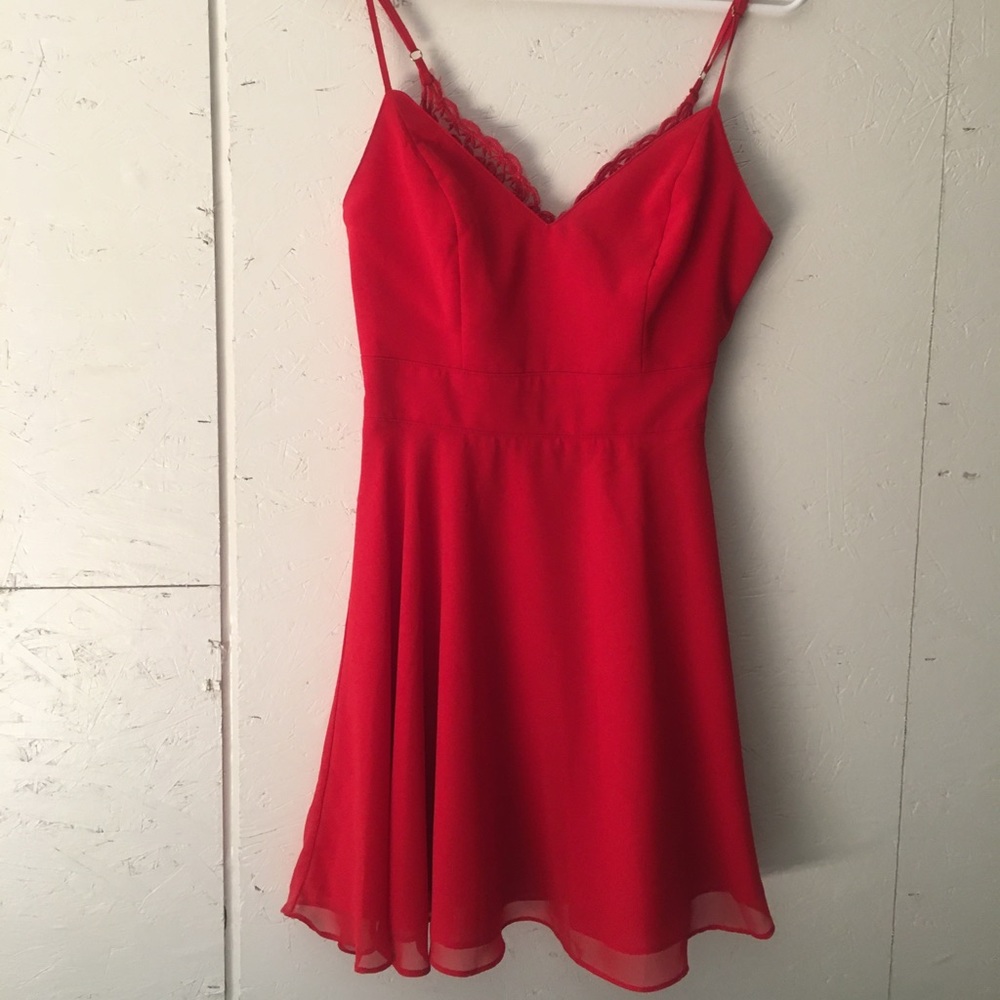 Red homecoming/prom dress